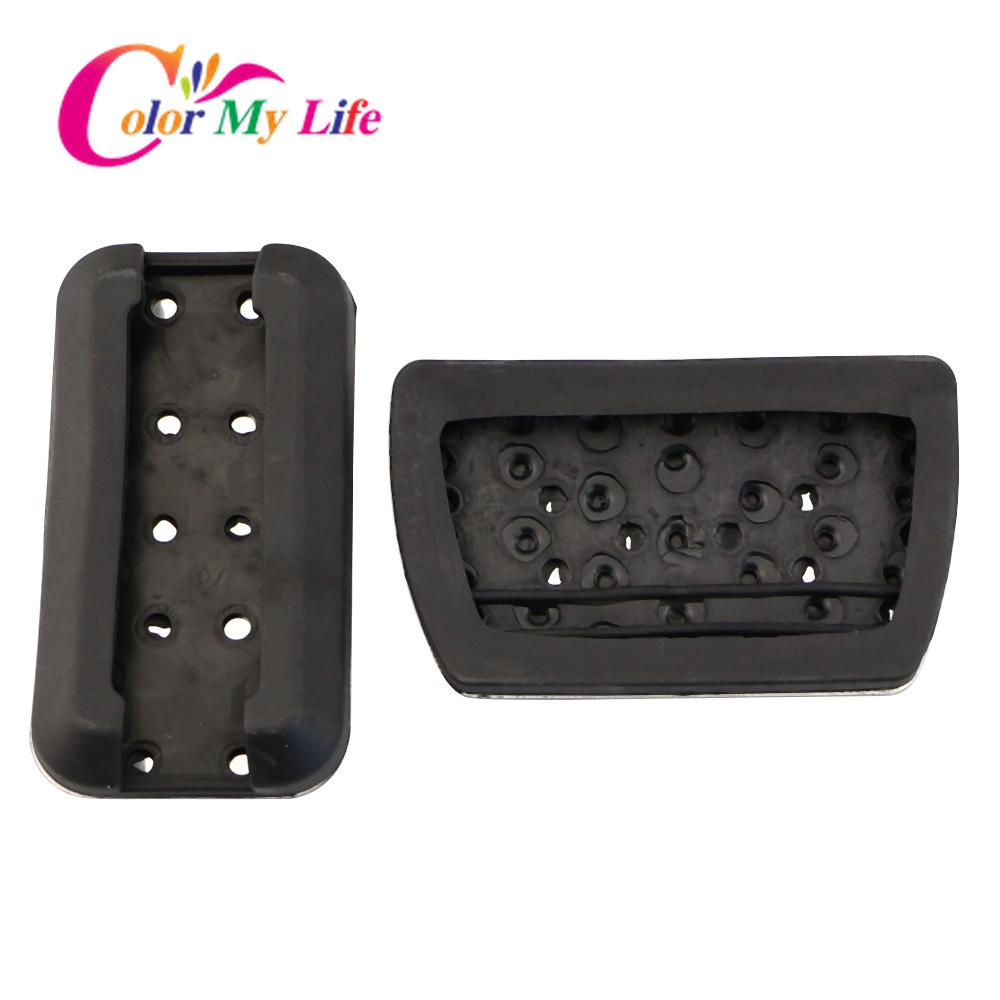 Color My Life автомобильный Стайлинг из нержавеющей стали, автомобильный чехол для педали газового тормоза, накладка на педали автомобиля для Honda CR-V CRV CR V 2017