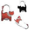 Cat Shape Folding Handbag Hook Holder Purse Hanger Table Edge Hanging Hooks