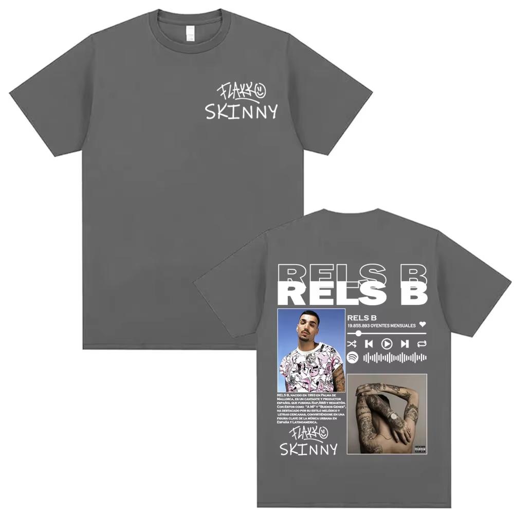 Rapper Jay Wheeler Jose Angel Tour T Shirts Men Harajuku pure Cotton Short Sleeve Top Unisex High Quality Springsummer Tshirt