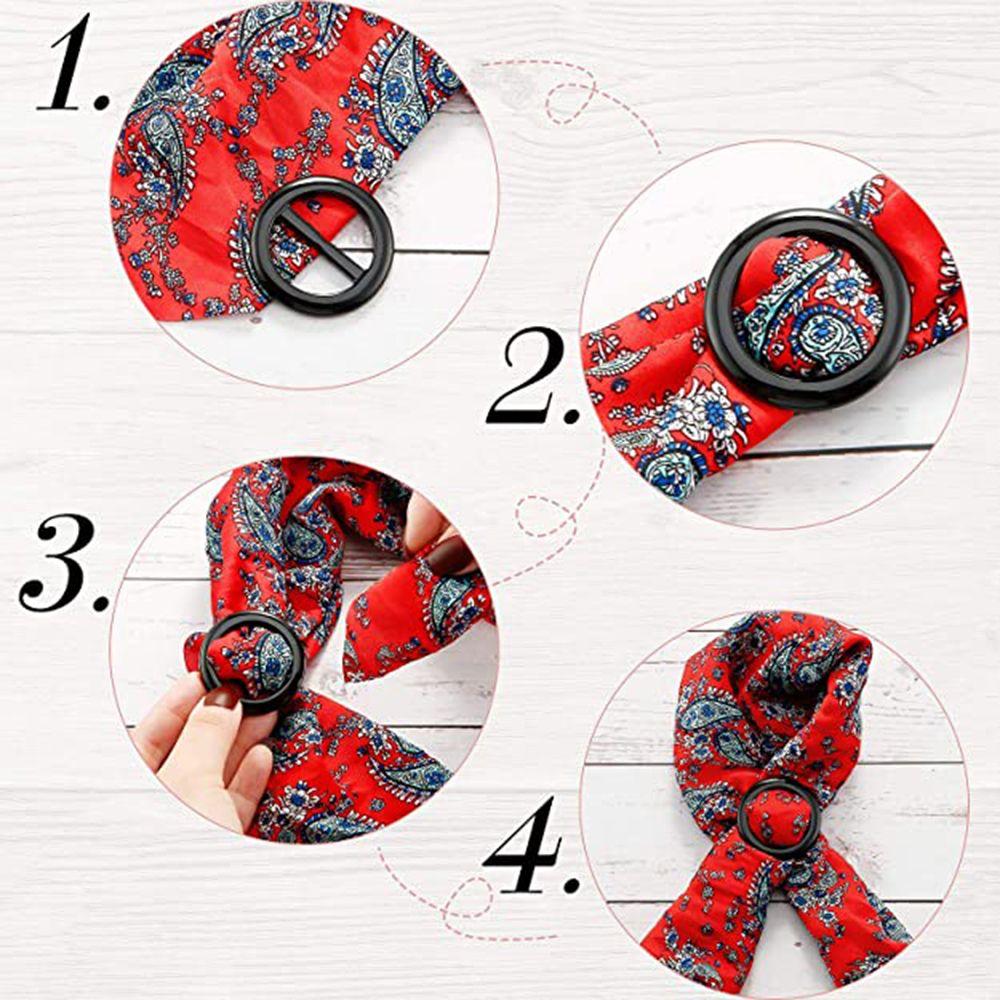 Flower Clothes Decoration Round Garment Accessories Garment buckle T Shirt Clips Resin Scarf Buckle
