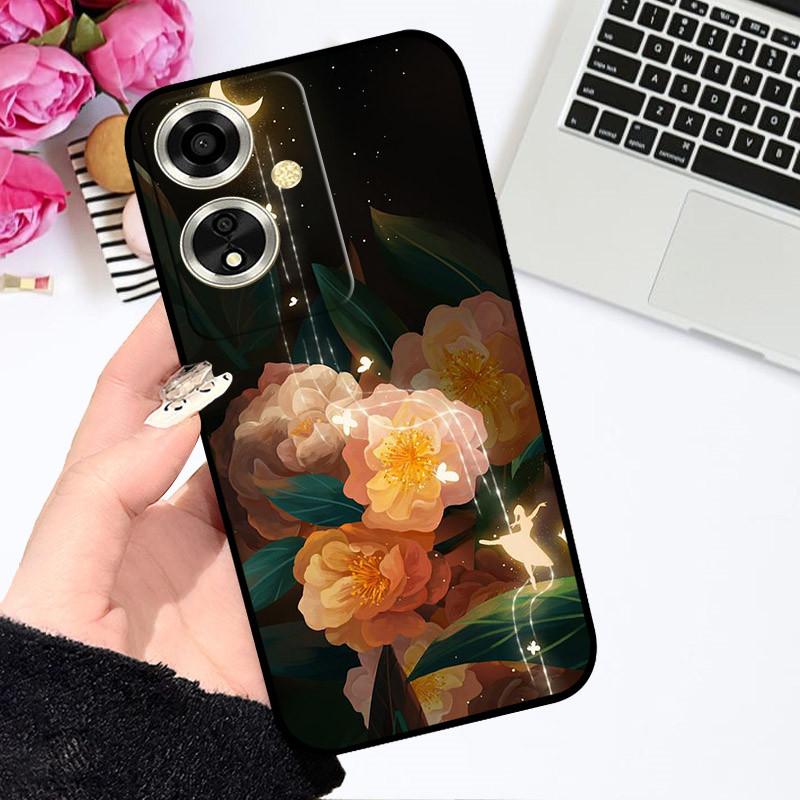 Чехол для OPPO A79 5G Чехол для OPPO A79 Чехол Funda Coque Цветочный Рисунок Мультяшный Силиконовый Мягкий ТПУ Бампер для Телефона Для OPPO A79 5G Чехлы