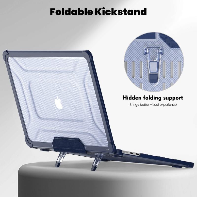 MacBook Air 13.6 Inch M2 A2681 M3 A3113 Case With Hidden Stand