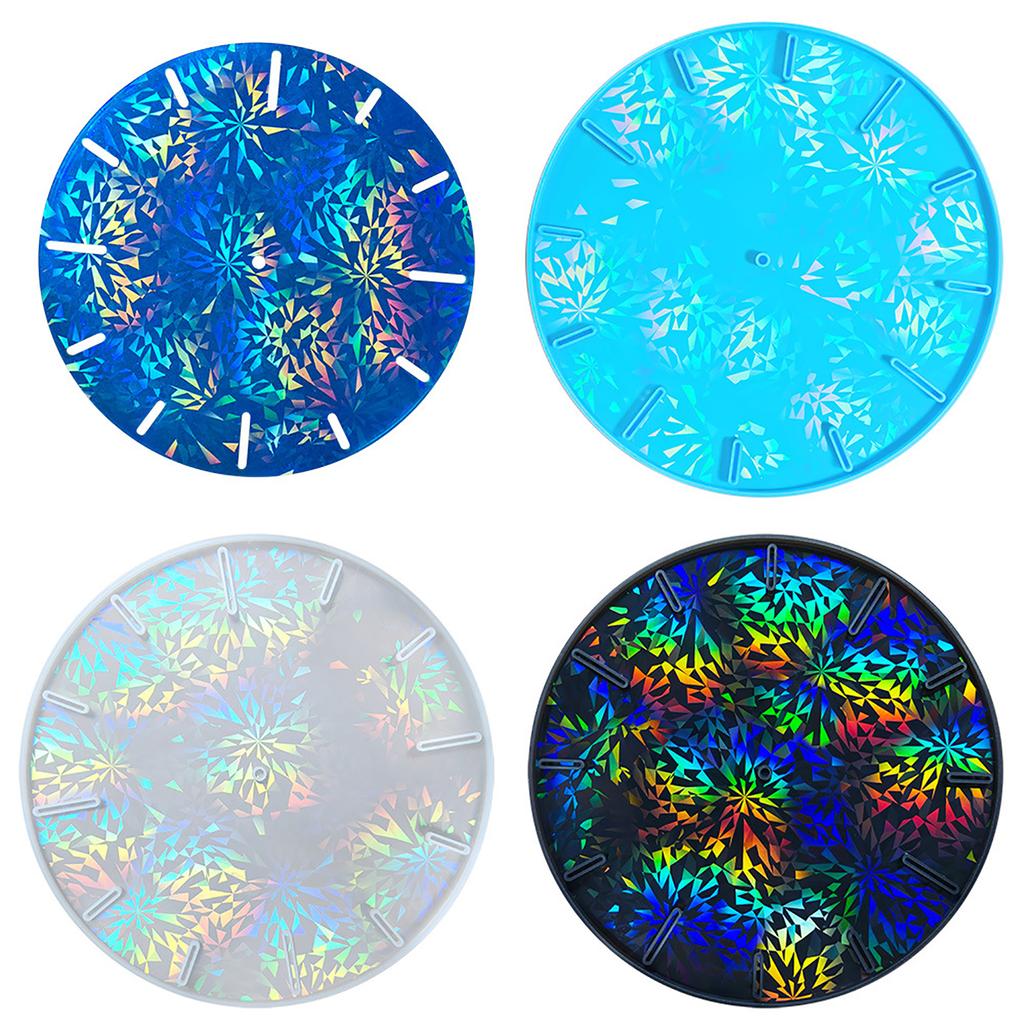 Универсальная силиконовая форма для литья, круглые часы, маятники, формы, универсальные украшения, литейная форма, голографический инструмент для ювелирных изделий