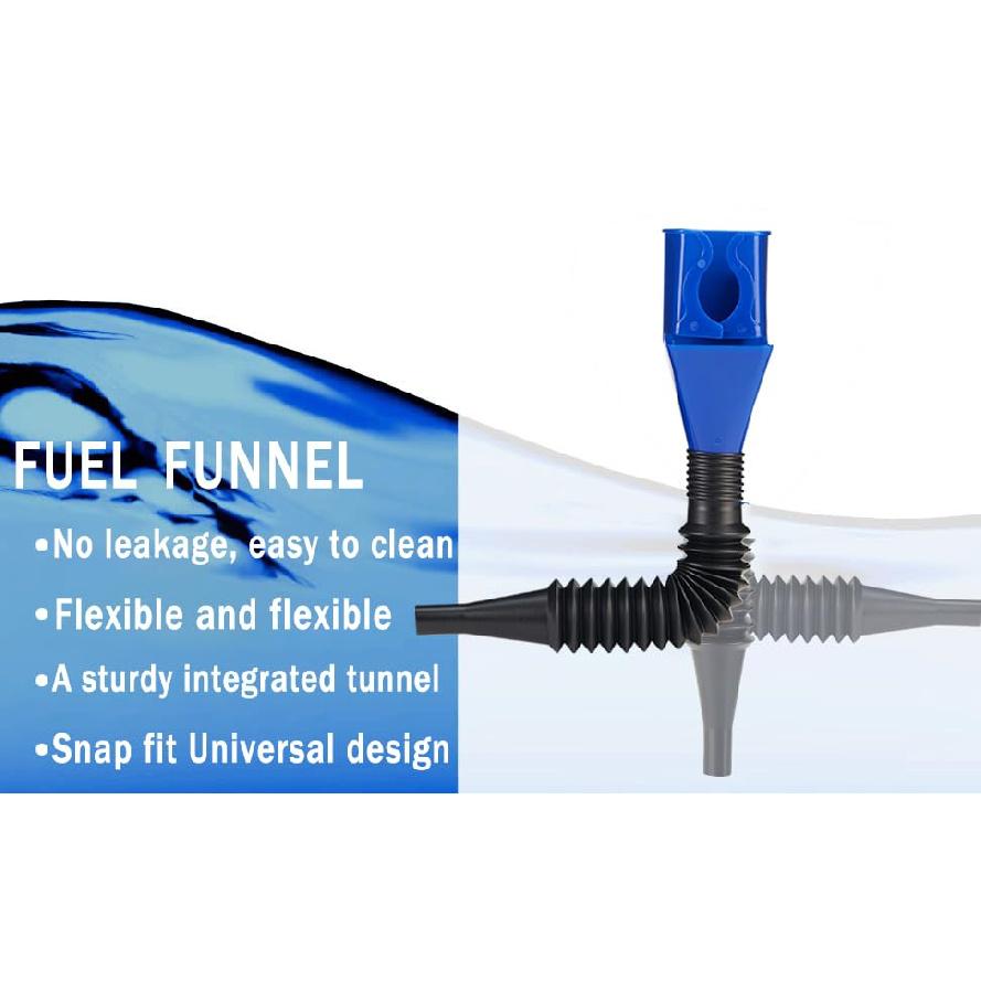 Воронки для автомобильного использования, Гибкий сливной инструмент Snap Funnel, Выдвижная автомобильная топливная воронка, МасляныйSnap для автомобилей и мотоциклов