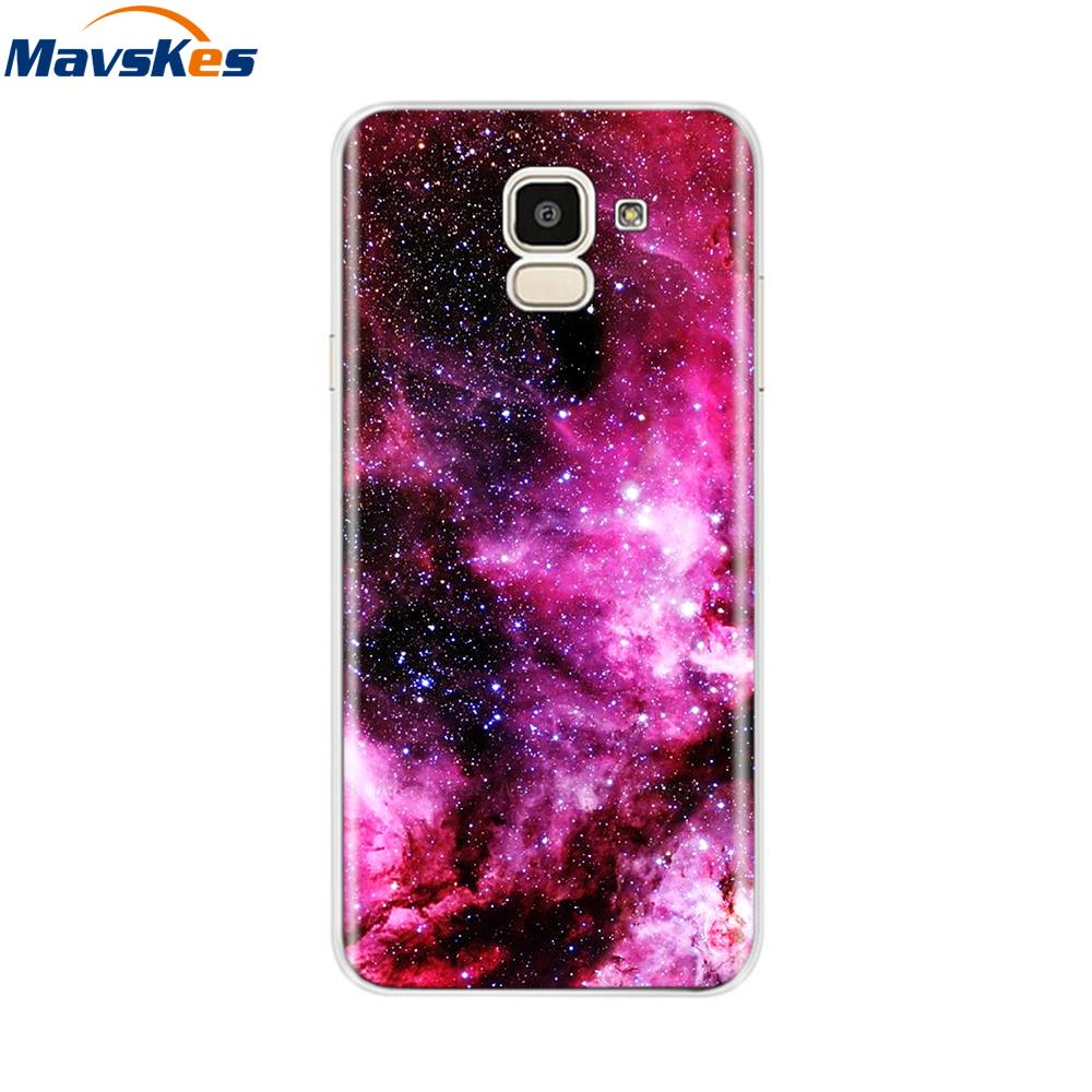 Чехол для Samsung Galaxy J6 2018 Мягкая задняя крышка из ТПУ-силикона sДля Coque Fundas Samsung J6 2018 J6 Plus 2018 Мягкие чехлы для телефона