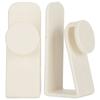 2Pcs Hook Thickened Door Hanger Free Perforated Shelf Bed Barb Object Hanging Tool White