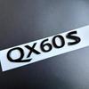 1pcs 3D ABS for Infiniti Car Emblem Rear Trunk Decals Badge Sticker Decal QX50S QX60S QX70S QX70 Accessories W2