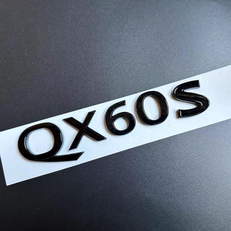 1pcs 3D ABS for Infiniti Car Emblem Rear Trunk Decals Badge Sticker Decal QX50S QX60S QX70S QX70 Accessories W2