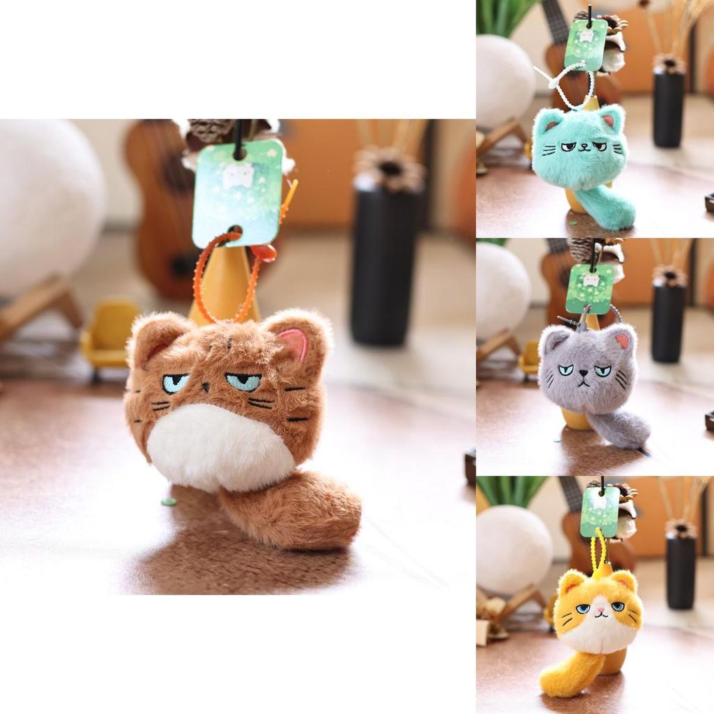 Plush Cat Keychain Toy With Super Soft Short Plush For Kids And Collectors