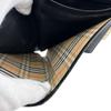 Burberry Кошелек-портмоне с замком-гамагучи, кожа Nova Check, черный, б/у
