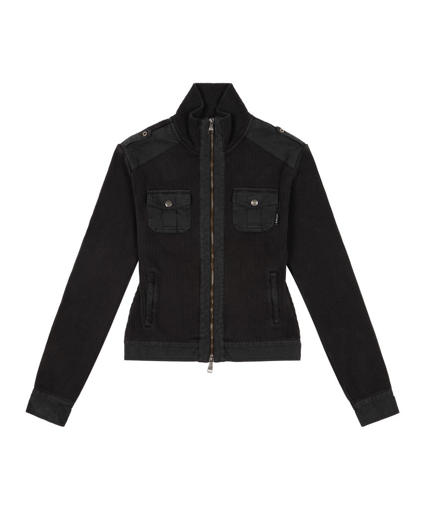 AAKAM Zip-Up Dying Jacket (Black)
