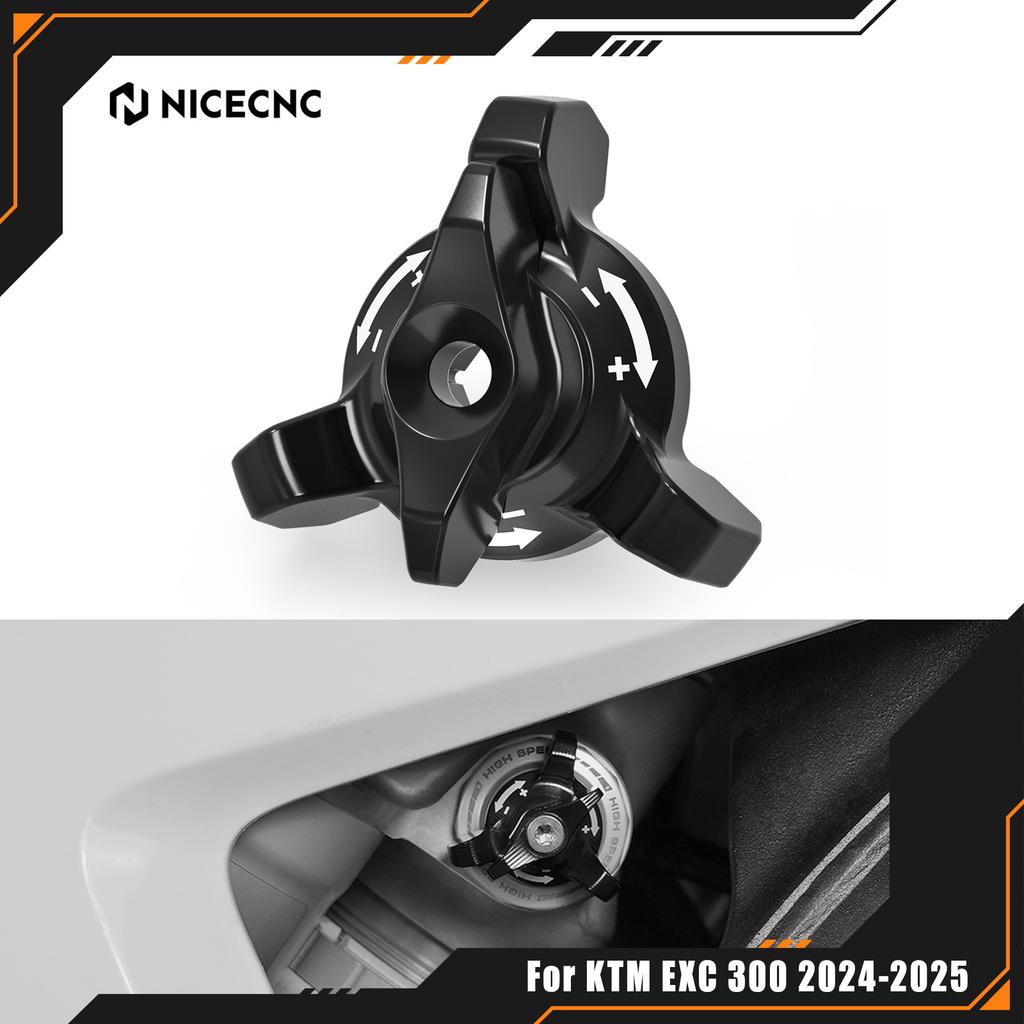 For KTM EXC 300 EXC 250 EXCF 350 SXF 450 2024-2025 Rear Shock Absorber Adjuster For Husqvarna TE 300 FE 450 For GasGas EC 300