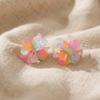 Colorful Mesh Bohemian Earrings Candy-Colored Ethnic Style Earrings Beaded Flower Earrings  Women