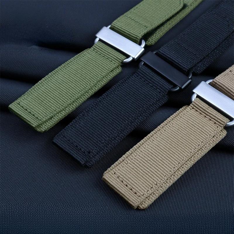 Подходит для Panerai Bell & Ross Нейлоновый ремешок застежка-липучка BR Ремешок для часов Грубый для улицы 24 мм 22 мм