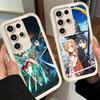 Чехол для телефона Samsung Galaxy S26 S25 Ultra S24 FE Sword Art Online Аниме Оболочка S23 Plus S22 + S21 S20 5G Мягкий силикон Funda