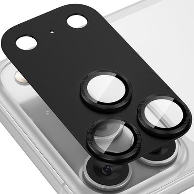 Защитная крышка для объектива камеры для iPhone 17 Pro Max Air 16 Plus 15 14 13 Mini 12 17Pro Металл Алюминиевый сплав Закаленное стекло Защита Аксессуары для телефона