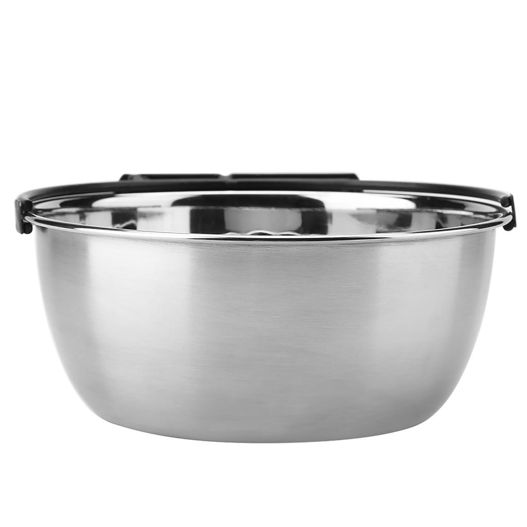 Подвесная миска из нержавеющей стали для еды и воды для кошки, питомца, собаки, щенка, для клетки (L)