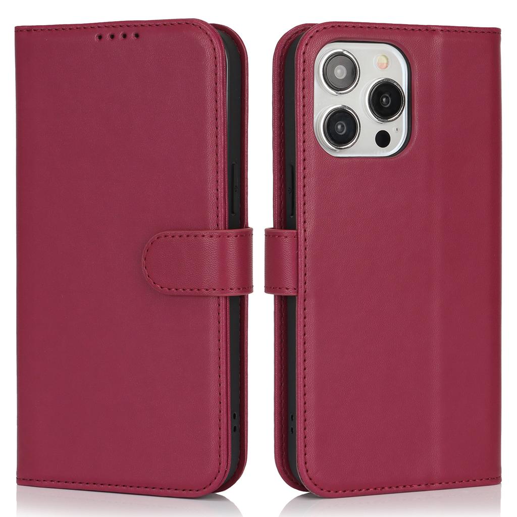 For iPhone 15 Pro Max Stand Case Shockproof Leather Wallet Phone Cover