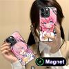 Zenless Zone Zero Aria Стеклянный чехол для мобильного телефона MagSafe для iPhone 17 16 15 14 13 12 11 Air Pro Max Plus Mini Цветная крышка