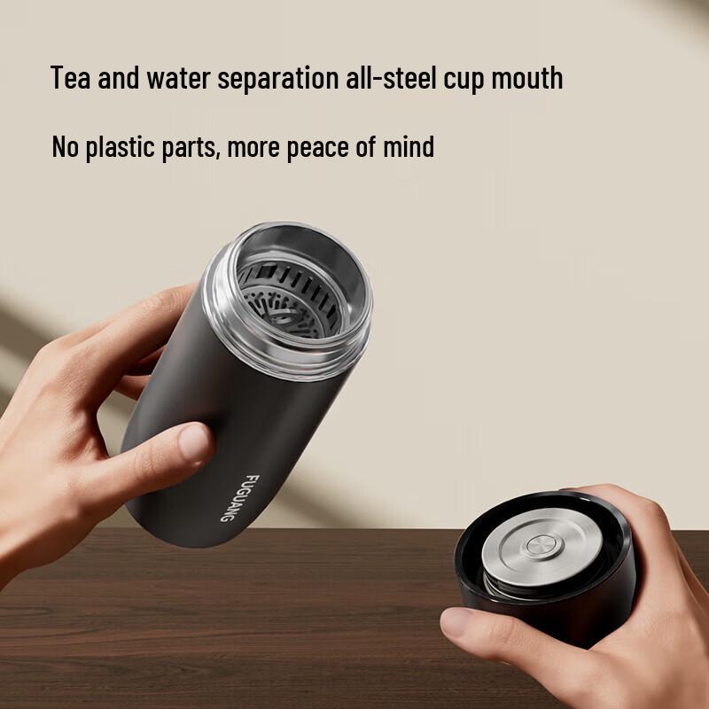 FUGUANG 400ml One-Button Pop-Up Insulated Water Bottle