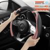 Chic Cartoon Bear Steering Wheel Cover - All-Season, Anti-Sweat Design for Women