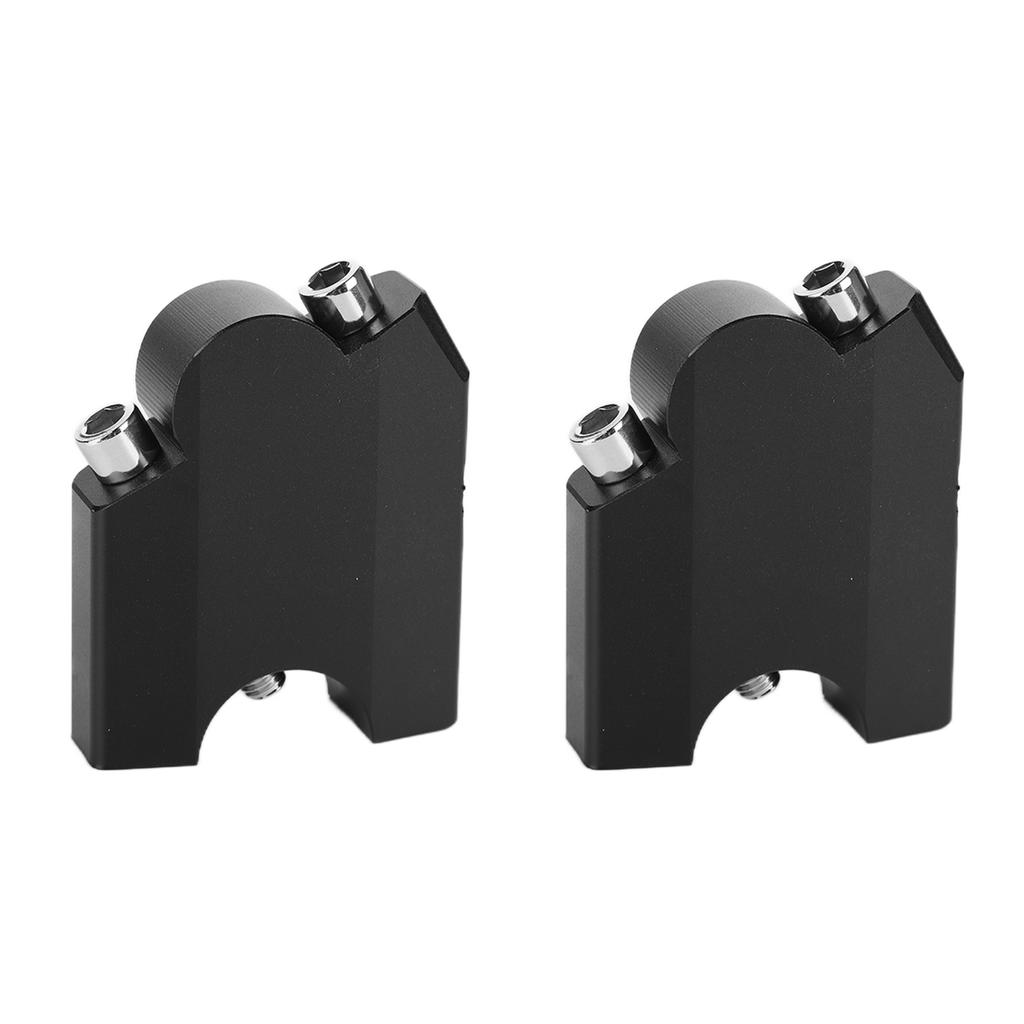 2pcs HandleBar Riser Mount Clamp Aluminum Alloy Replacement for XT1200 Super Tenere 2010‑2014