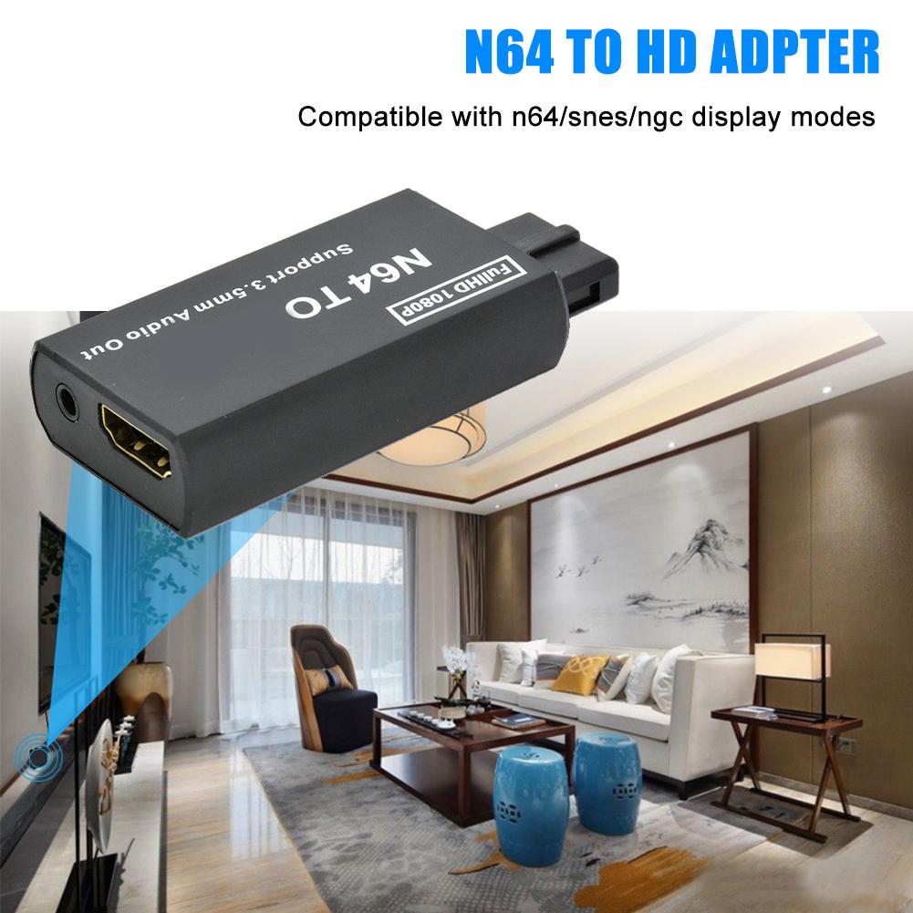 1080P Конвертер N64 в HDMI-совместимый Игровой Адаптер Plug and Play HD Кабельный Адаптер для Аксессуаров Nintendo 64/NGC/SNES