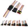 1Set 1P 2P 3P 4P 5P 6P Way Waterproof Electrical Car Auto Connector 18awg Cord Male Female Plug Wire Cable for Car Motorcycle