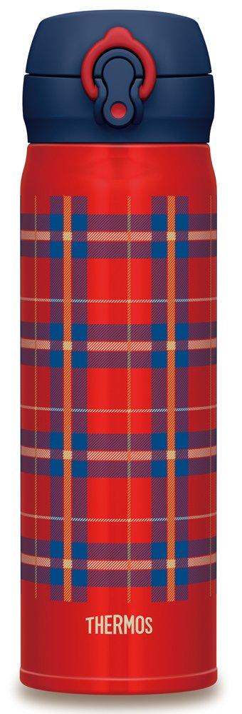 Термос для воды с вакуумной изоляцией, мобильная кружка, открытая, красная, с дистанционным управлением [One-Touch Type] 0,5 л JNL-502G