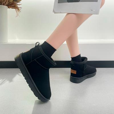 Женские блестящие сапоги 2024 короткие плюшевые женские новые теплые мягкие женские ботильоны зимние меховые блестящие женские повседневные туфли на платформе