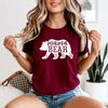 Mama Bear Motherhood Family Unisexs Graphic Tee Floral Design