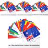 Многокультурная вечеринка Подвесной декор 50-100 шт. Флаги разных стран в ассортименте