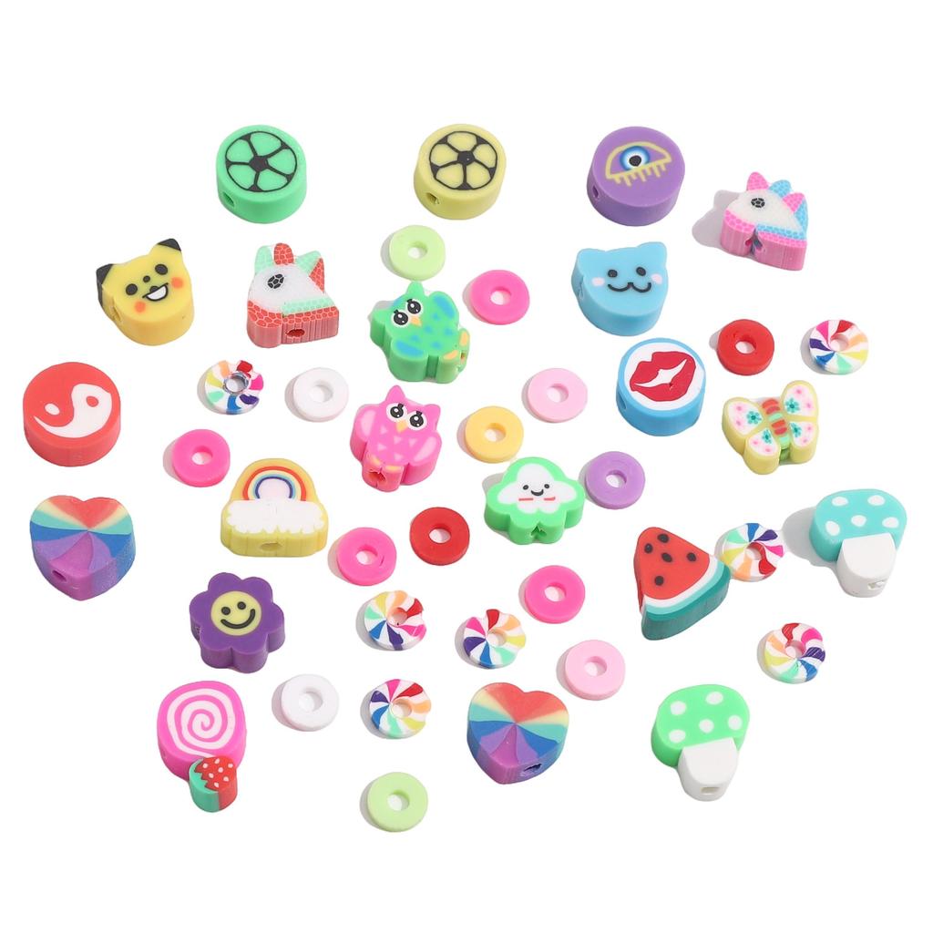 610 шт./коробка Глиняные бусины Керамические бусины для DIY браслета, ожерелья, аксессуары для изготовления ювелирных изделий