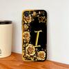 Luxury Rose Letters Case For iPhone 17E 16E Phone Back Cover For iPhone SE 2026 Soft Liquid Silicone Camera Protection Funda