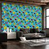 Sesame-Street Wall Tapestry Aesthetic Wall Hanging Printed Fabric Blanket Decorative Tapestries for Bedroom Living Room Home Decor