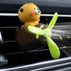 Car Air Freshener Vent Clip Cartoon Pilot Oil Diffuser Vent Clip Rotating Propeller Automotive Air Outlet Fan Cute Car Diffuser