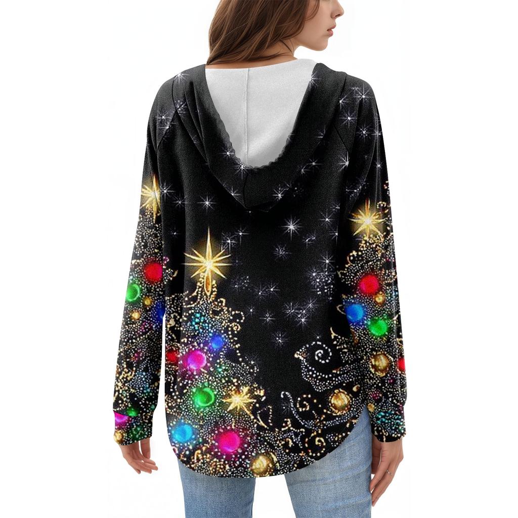 Женская мода, женский легкий пуловер с длинными рукавами и карманами, толстовка с капюшоном в стиле консервативного стиля