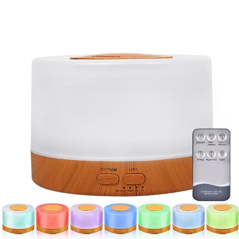 Ультразвуковой ароматерапевтический увлажнитель воздуха MUJI Wood Grain объемом 700 мл и настольный очиститель воздуха