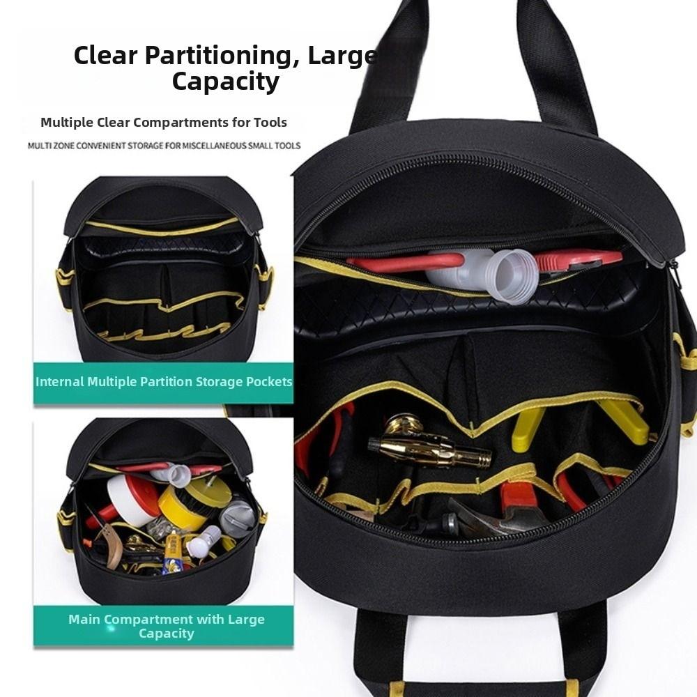 Waterproof Tool Backpack Thickened Toolkit New Electrician Tool Bag