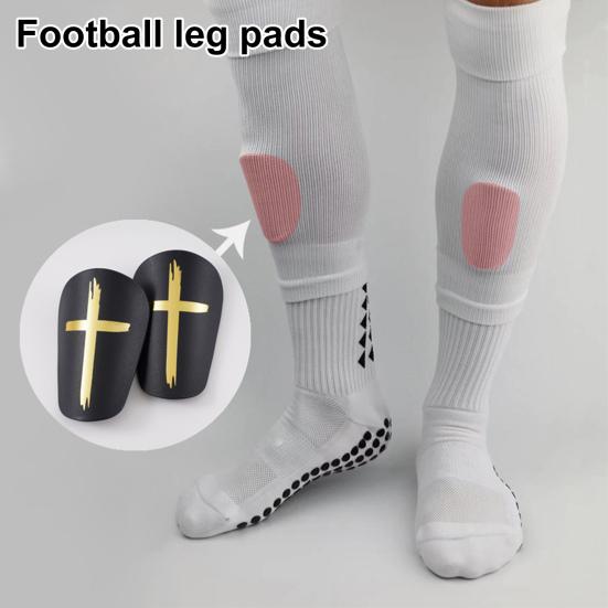 Mini Football Shin Guards Tiny Shin Pads with EVA Cushion for Kids Youth Adults Calf Protection Gear for Outdoor Soccer Training