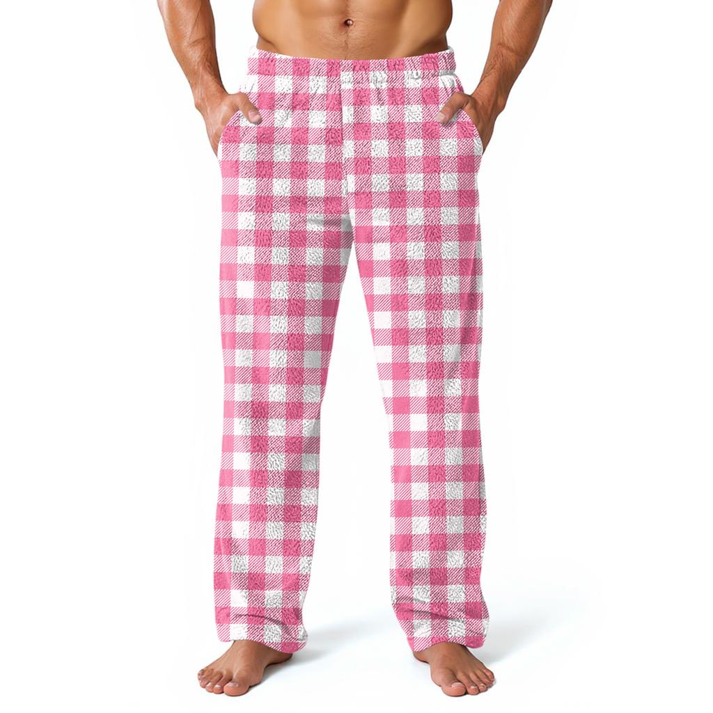 Мужские домашние брюки с принтом по всей поверхности, пижамные брюки для сна, длинные брюки, пижамные брюки