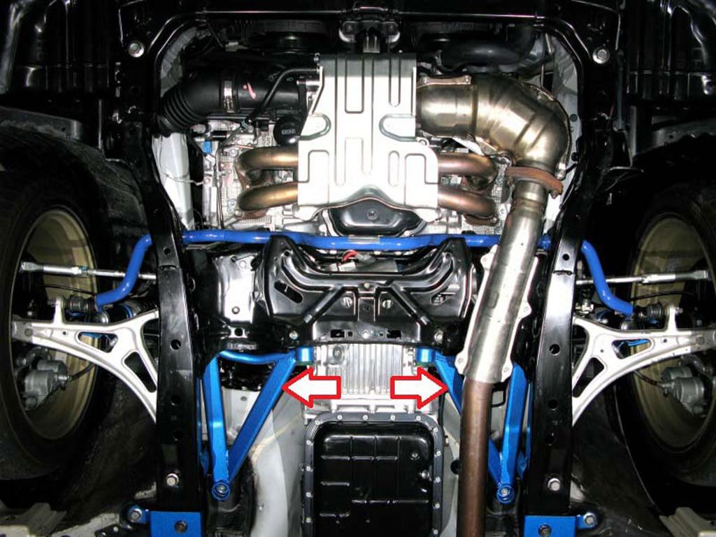 CUSCO Power Brace for Subaru Legacy Touring Wagon 4WD BRG 696 492 F (Front) 2.0L