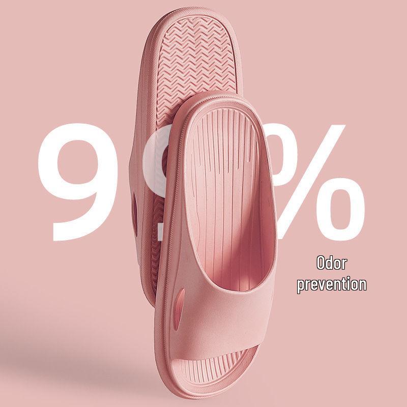 Унисекс Нескользящие тапочки с защитой от запаха для дома, летние - Идеально для гостей и пар в ванной или по дому.