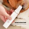 Dog Hair Clippers Grooming Kit with Nail Grinder 4 In 1 Cordless Electric Trimmer for Dogs Cat Low Noise USB Rechargeable Pet Paw Shaver