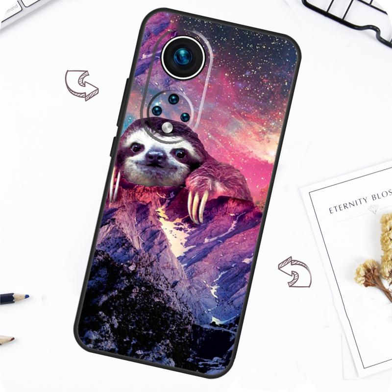 Милый Кавайный Чехол с Лицом Ленивца Для Honor Magic 7 5 6 Lite Honor 200 Pro X8b X9a X8a X8 X9 X9c X9b 50 70 90 Lite Чехол