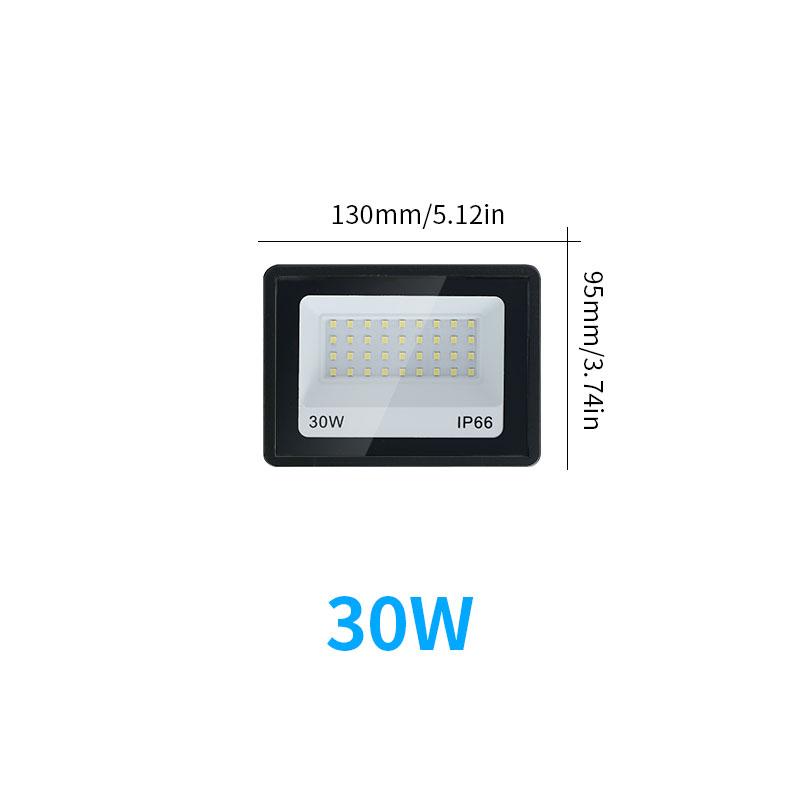 Светодиодные прожекторы 10 Вт 20 Вт 30 Вт 50 Вт 100 Вт 200 Вт Прожектор AC220V/110V Водонепроницаемый Наружный Настенный Садовый Прожектор Отражатель Фокусные Лампы