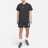 Nike Solid Color Training Logo Print Short Sleeve T-Shirt Men Tops Black DD1829-010