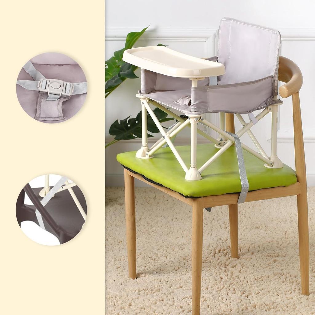 Durable High Chair for Babies – Adjustable Footrest & Detachable Cushion for Comfortable Feeding | Grows with Your Little One