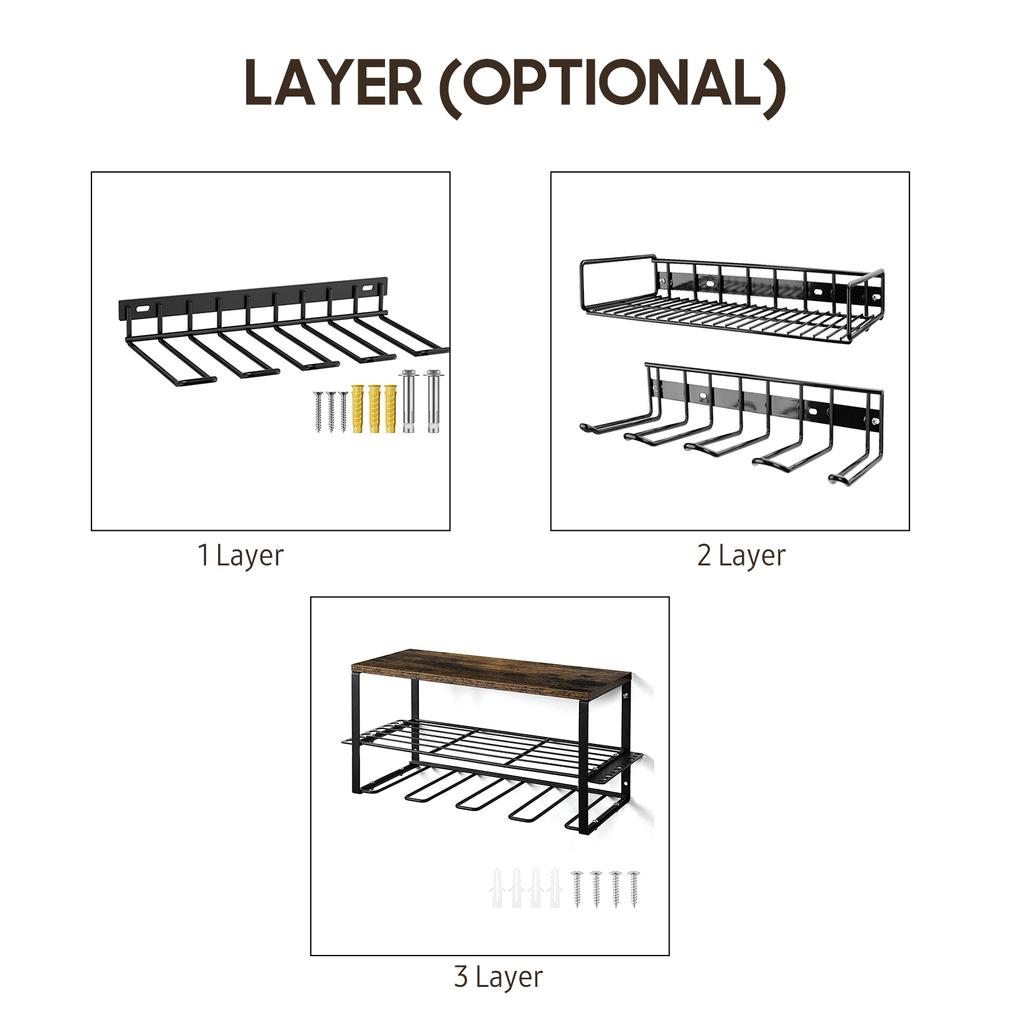 1-слойная полка для инструментов с 4 слотами, органайзер для инструментов, органайзер для хранения электроинструментов, настенный держатель для инструментов