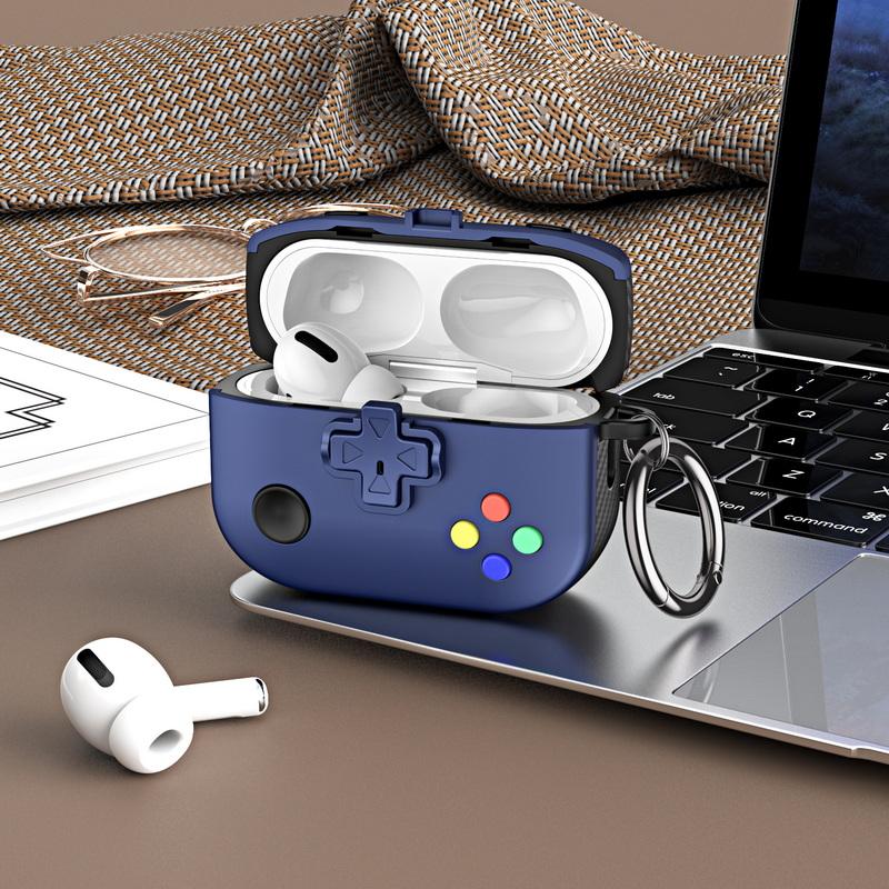 Чехол для AirPods 4-го поколения Pro 3 Мультяшный 3D Геймпад Чехол для наушников с брелком Чехол для Bluetooth-гарнитуры Зарядный кейс для наушников Для AirPods Pro 4 3 2